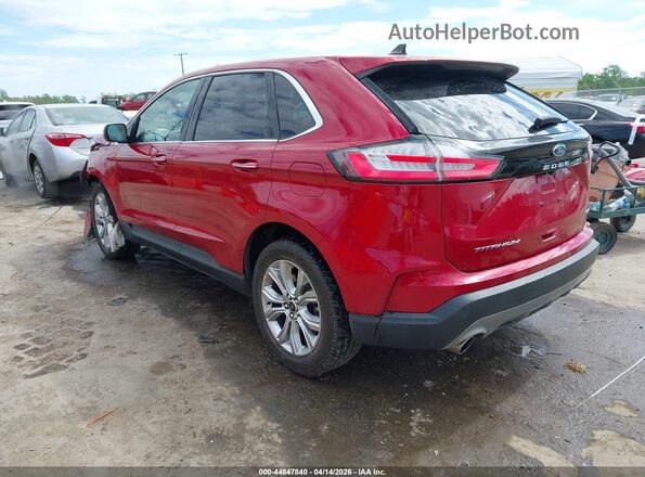 2FMPK4K96PBA19202 2023 FORD EDGE Red უკანა მარცხენა