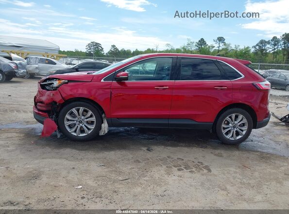 2FMPK4K96PBA19202 2023 FORD EDGE Red სალონის 360-გრადუსიანი ხედი