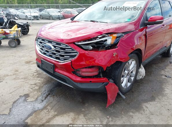 2FMPK4K96PBA19202 2023 FORD EDGE Red წინა ხედი
