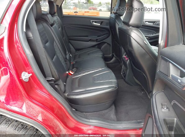 2FMPK4K96PBA19202 2023 FORD EDGE Red VIN კოდის სტიკერის ხედი