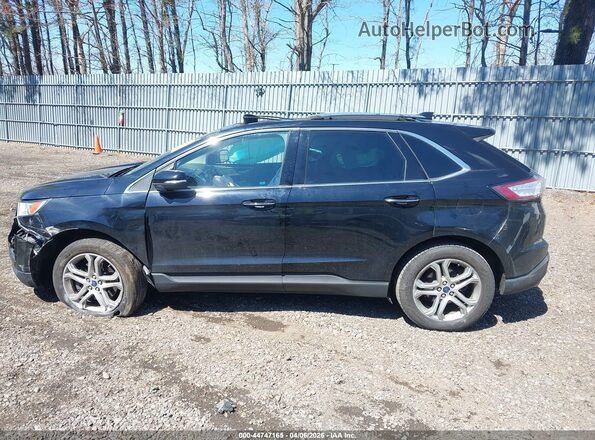 2FMPK4K97HBB58398 2017 FORD EDGE Black უკანა სალონის ხედი