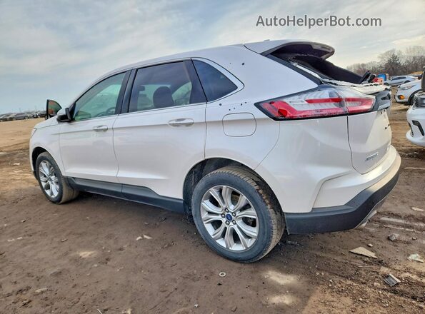 2FMPK4K97KBC69444 2019 FORD EDGE White Tył lewy