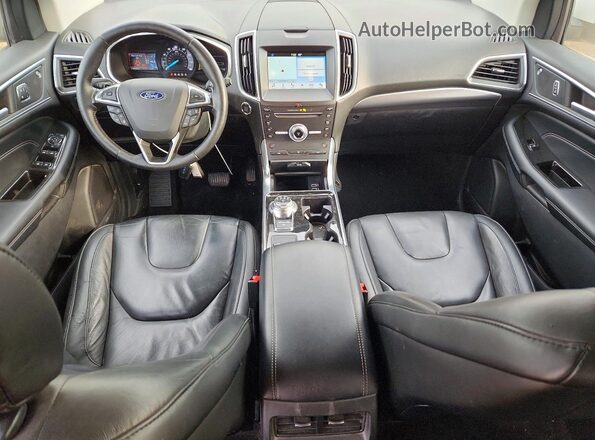 2FMPK4K97KBC69444 2019 FORD EDGE White Widok deski rozdzielczej
