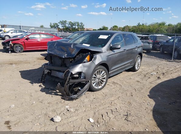 2FMPK4K97PBA16289 2023 FORD EDGE Gray Передня ліва чверть