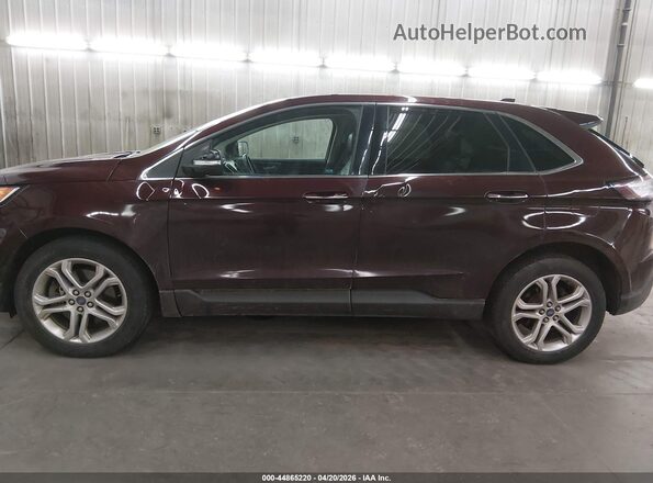 2FMPK4K98HBB88977 2017 FORD EDGE Maroon 