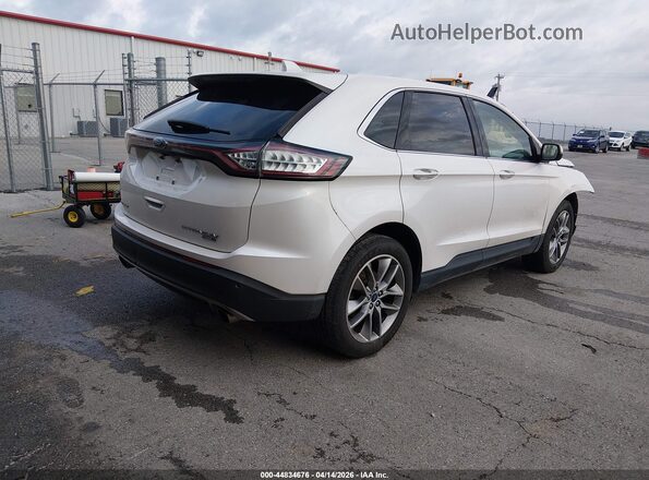 2FMPK4K98HBC29575 2017 FORD EDGE White უკანა მარჯვენა