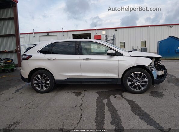2FMPK4K98HBC29575 2017 FORD EDGE White უკანა სალონის ხედი