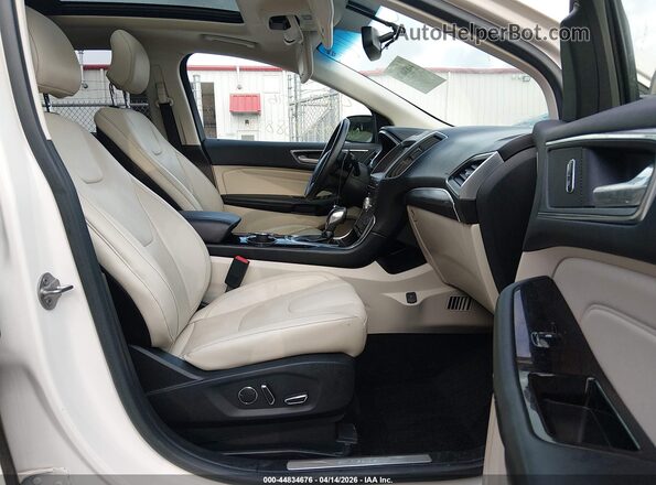 2FMPK4K98HBC29575 2017 FORD EDGE White წინა სალონის ხედი