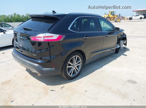 2FMPK4K98NBA36693 2022 FORD EDGE Black Задня права чверть
