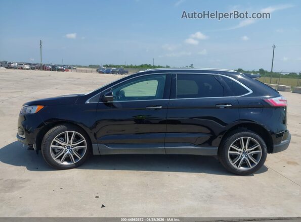 2FMPK4K98NBA36693 2022 FORD EDGE Black Панорамний вид салону 360°