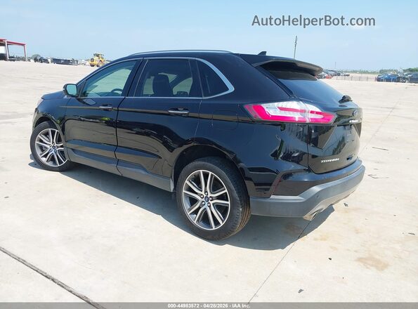 2FMPK4K98NBA36693 2022 FORD EDGE Black Задня ліва чверть