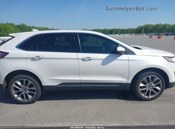 2FMPK4K99GBC57917 2016 FORD EDGE White Rear interior view