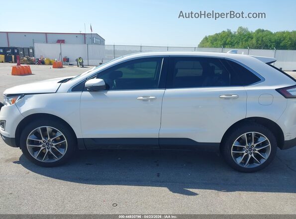 2FMPK4K99GBC57917 2016 FORD EDGE White 360 interior view