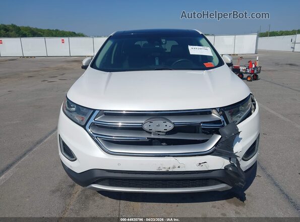 2FMPK4K99GBC57917 2016 FORD EDGE White Front view