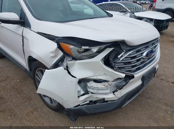 2FMPK4K99KBB70205 2019 FORD EDGE White Вид спереду