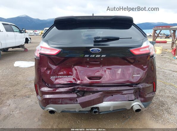 2FMPK4K9XNBA12749 2022 FORD EDGE Burgundy 