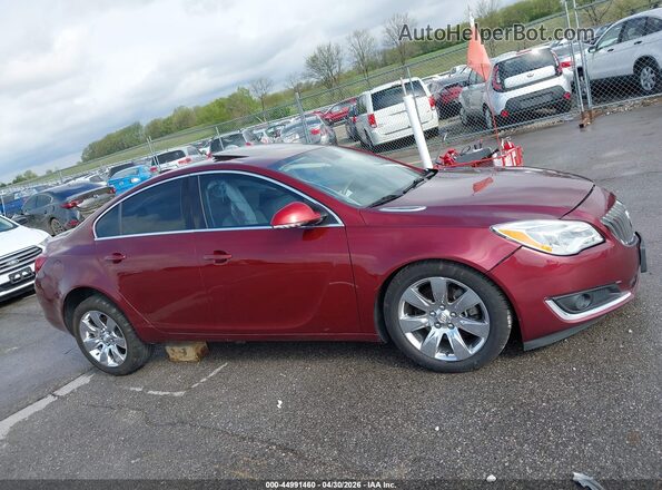 2G4GK5EX4G9140236 2016 BUICK REGAL Brown Вид задньої частини салону