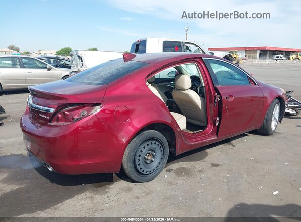 2G4GK5EX5G9122764 2016 BUICK REGAL Red Вид спереду