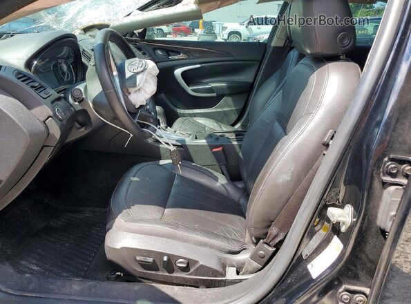 2G4GL5EX6H9150247 2017 BUICK REGAL Черный Вид салона спереди