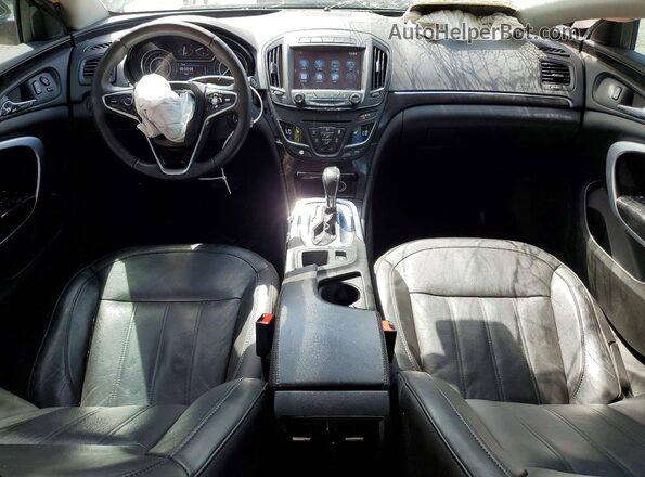 2G4GL5EX6H9150247 2017 BUICK REGAL Черный Вид панели приборов