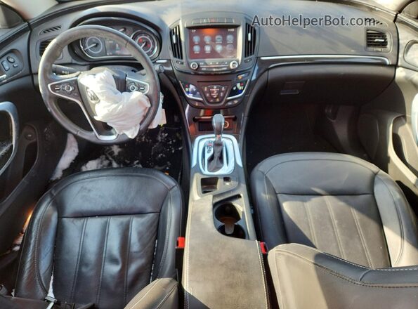 2G4GL5EXXH9130664 2017 BUICK REGAL Black Dashboard view