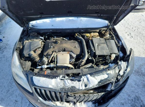 2G4GL5EXXH9130664 2017 BUICK REGAL Black Rear interior view