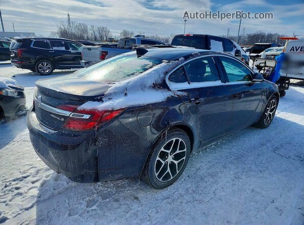 2G4GL5EXXH9130664 2017 BUICK REGAL Black Rear right