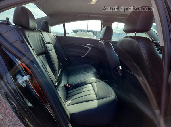 2G4GL5EXXH9130664 2017 BUICK REGAL Black Rear seats view
