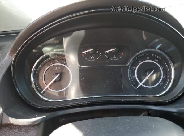 2G4GL5EXXH9181713 2017 BUICK REGAL Maroon Instrument cluster view