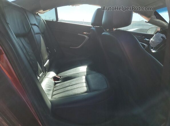 2G4GL5EXXH9181713 2017 BUICK REGAL Maroon Rear seats view