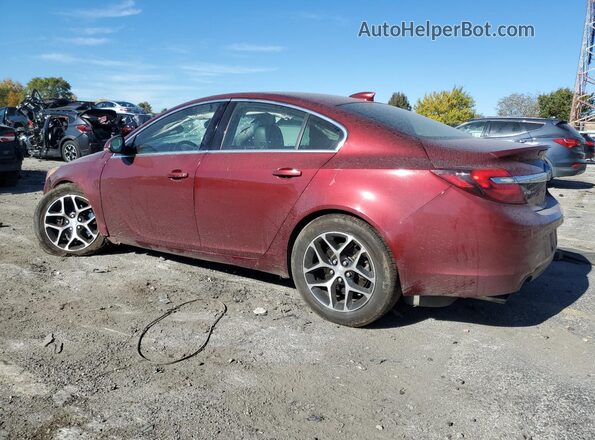 2G4GL5EXXH9181713 2017 BUICK REGAL Maroon Rear left