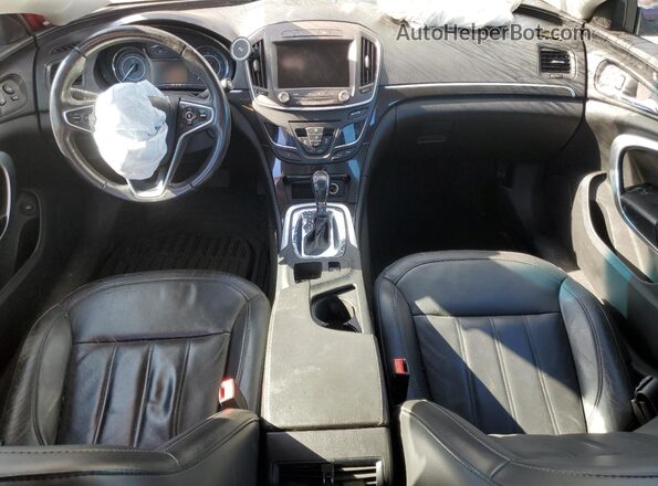 2G4GL5EXXH9181713 2017 BUICK REGAL Maroon Dashboard view