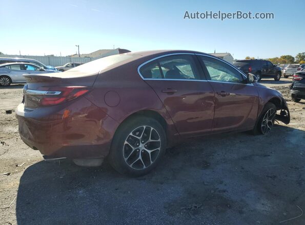 2G4GL5EXXH9181713 2017 BUICK REGAL Maroon Rear right