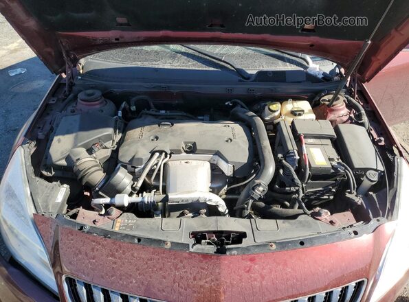 2G4GL5EXXH9181713 2017 BUICK REGAL Maroon Rear interior view