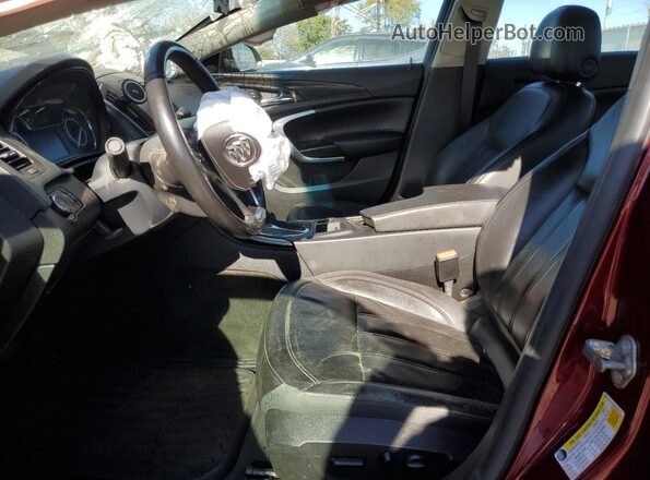 2G4GL5EXXH9181713 2017 BUICK REGAL Maroon Front interior view