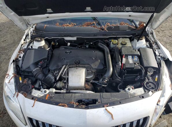 2G4GS5GX2G9188699 2016 BUICK REGAL Белый Вид задней части салона