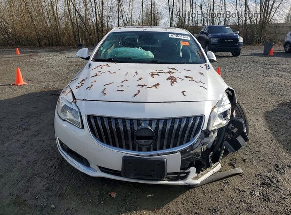 2G4GS5GX2G9188699 2016 BUICK REGAL Белый Вид спереди