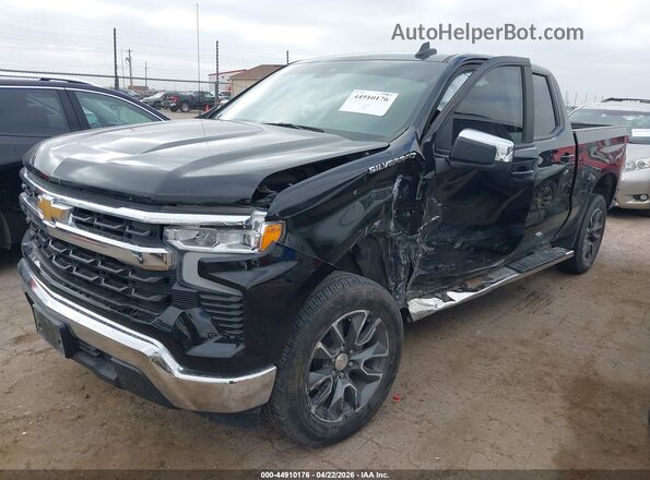 2GCPACED2R1207497 2024 CHEVROLET SILVERADO Black წინა მარცხენა ხედი სამი მეოთხედიდან