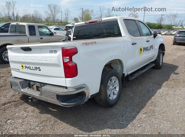2GCUDAED8R1258050 2024 CHEVROLET SILVERADO White Tył prawy