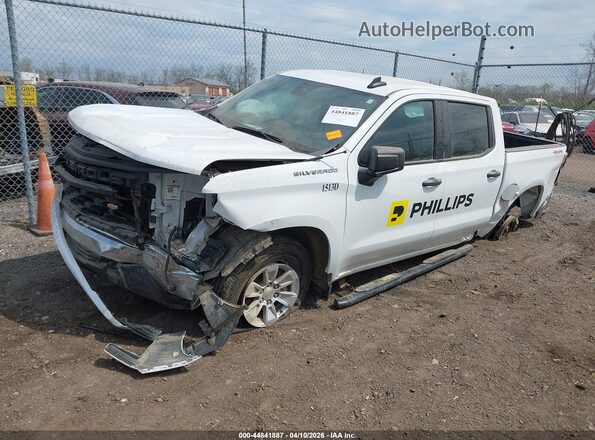 2GCUDAED8R1258050 2024 CHEVROLET SILVERADO White Przód lewy