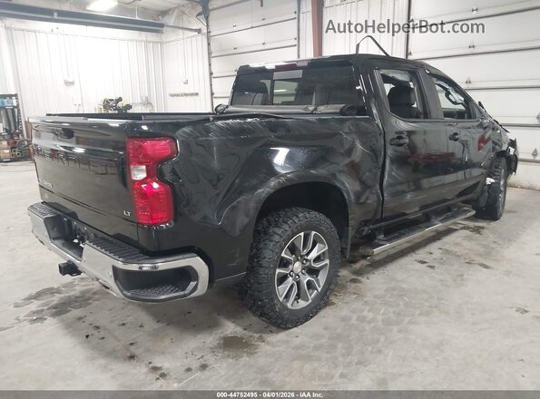 2GCUDDED1R1197173 2024 CHEVROLET SILVERADO Черный Задняя правая четверть