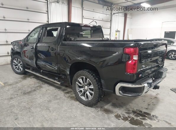 2GCUDDED1R1197173 2024 CHEVROLET SILVERADO Черный Задняя левая четверть