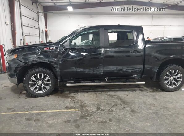 2GCUDDED1R1197173 2024 CHEVROLET SILVERADO Черный Вид щитка приборов