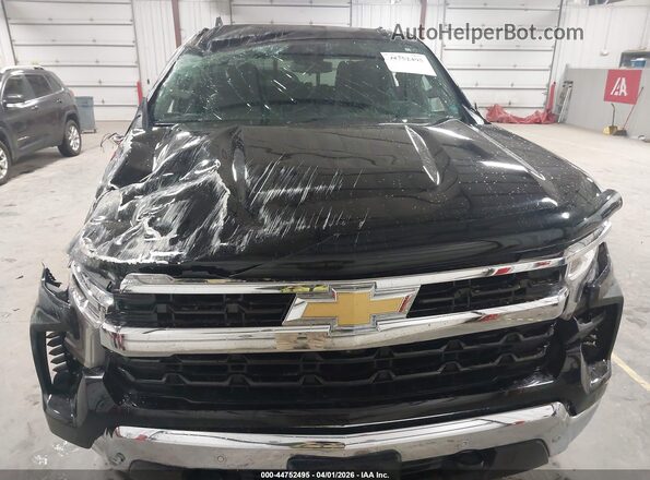 2GCUDDED1R1197173 2024 CHEVROLET SILVERADO Черный Вид спереди
