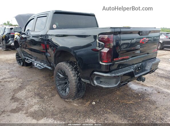 2GCUDEED9N1505304 2022 CHEVROLET SILVERADO Black Rear left