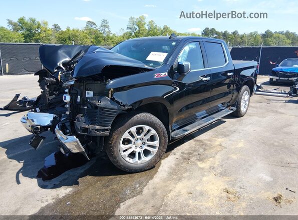 2GCUDGED1R1180214 2024 CHEVROLET SILVERADO Black Առջևի ձախ երեք քառորդ տեսարան