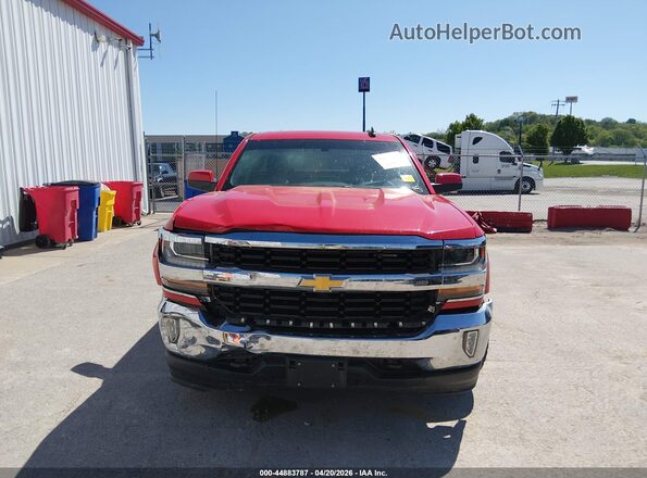 2GCVKPECXK1242183 2019 CHEVROLET SILVERADO Red Widok wnętrza z tyłu