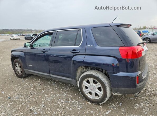 2GKALMEK2G6346702 2016 GMC TERRAIN Blue Rear left