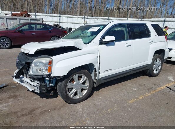 2GKALMEK3H6310860 2017 GMC TERRAIN White Front left