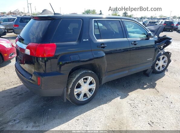 2GKALMEK5H6292801 2017 GMC TERRAIN Black Trasero derecho
